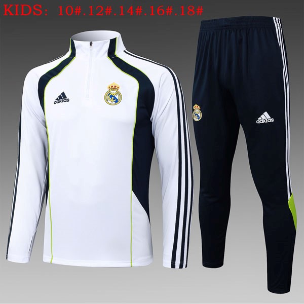 Ninos Sudadera De Training Real Madrid 2025-2026 Blanco 4